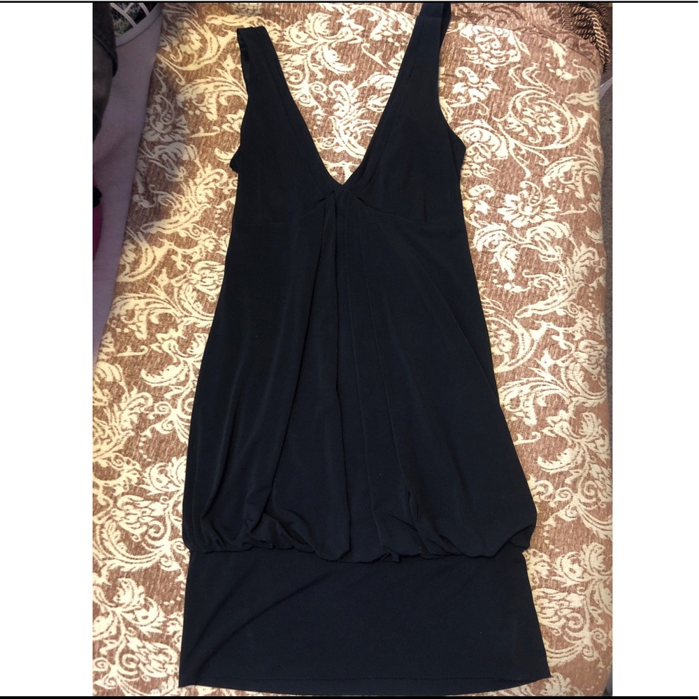 Black slouch dress